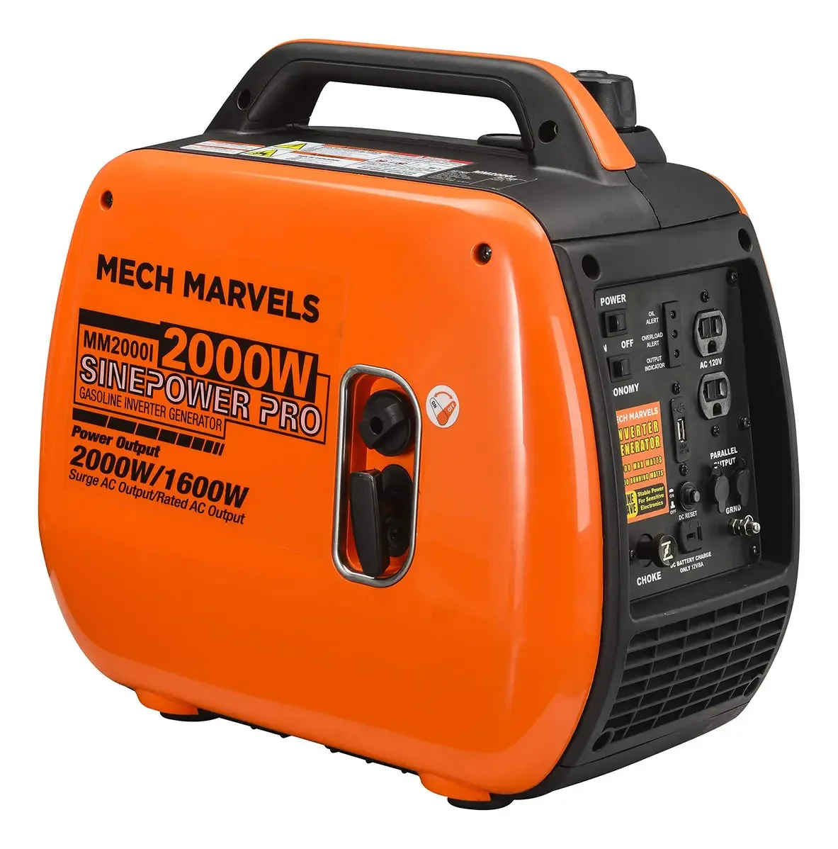 Gerador portátil Mech Marvels MM2000i, laranja