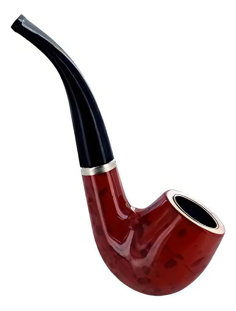 Cachimbo de tabaco durável para fumar tabaco e charutos de madeira falsa