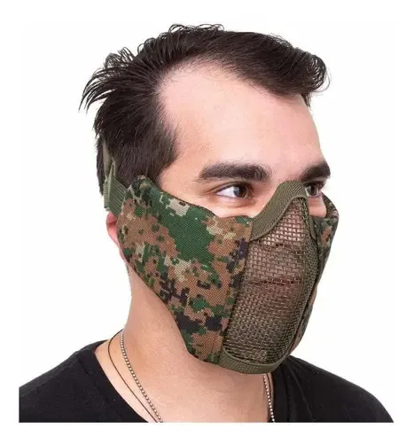 Máscara De Airsoft Revestimento Interno Acolchoado
