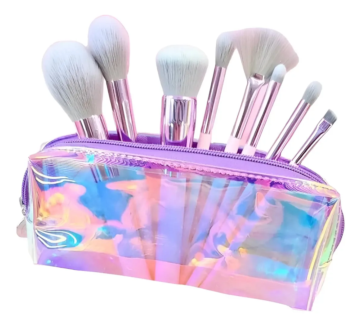Conjunto de pincéis de maquiagem e pincéis cosméticos Dreamy Rubyface Pink