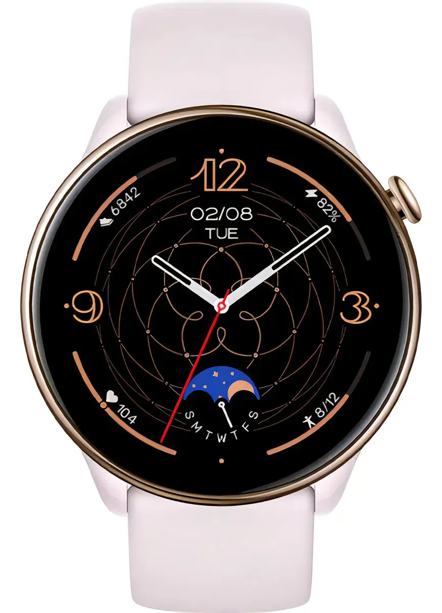 Capa Smartwatch Smartwatch Amazfit Gtr Mini Pink Gps, cor dourada, moldura, preto, design de malha, esporte