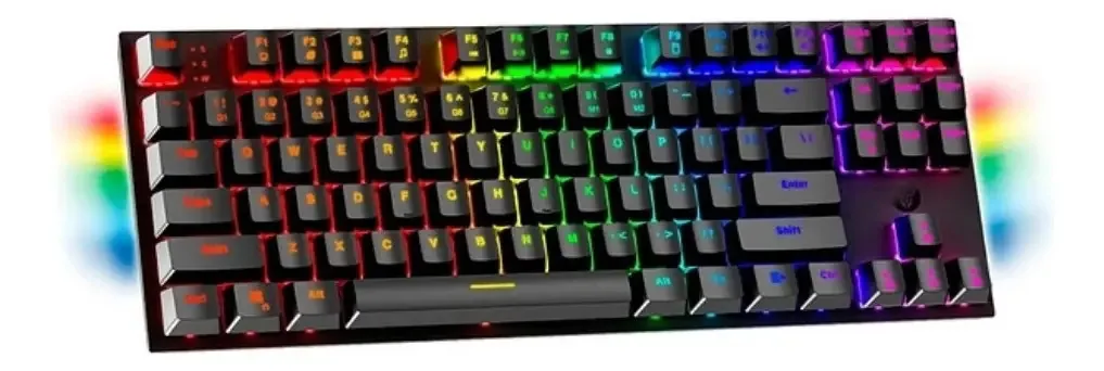 Teclado mecânico Fantech Maxfit 87 Mk856 Rgb - Revogames