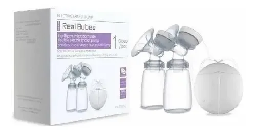 Bomba de leite elétrica dupla Real Bubee 2019