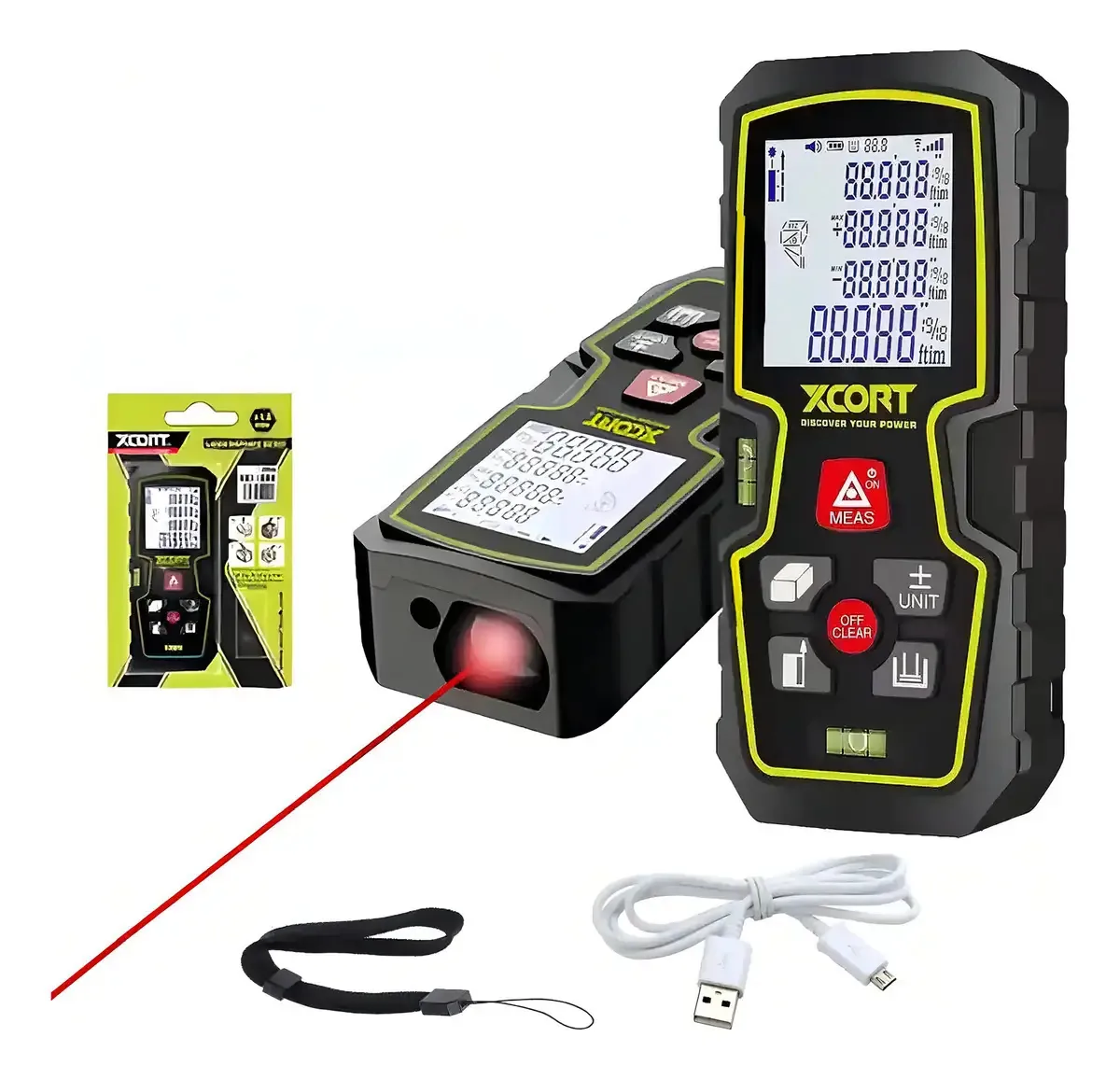 Medidor de distância a laser Xcort 607-1060 60 metros