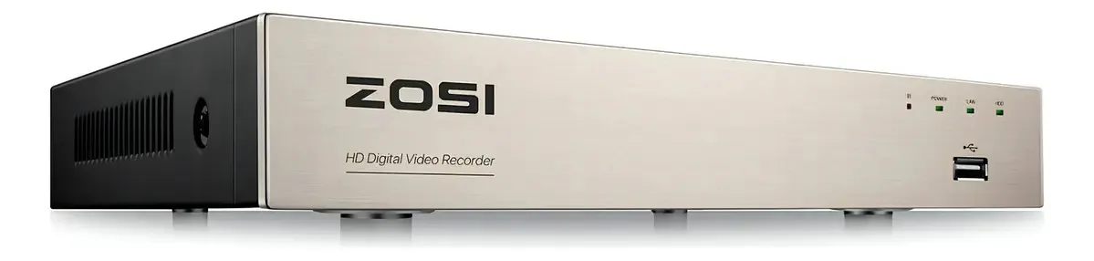 Zosi - Gravadores De Vídeo DVR 8 Canais, 1080p, Com Disco Rígido De 1 Tb, Compatível Com Câmeras De Segurança 4 Em 1, Hd-TVI CVI CVBS AHD 960h
