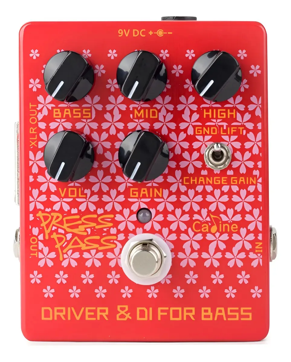 Pedal de efeito vermelho Caline Cp-59