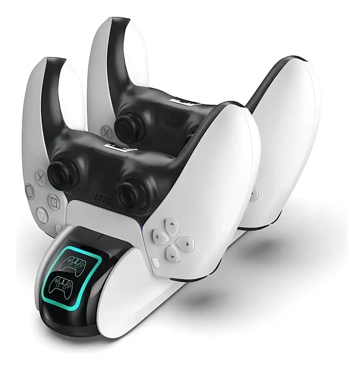 Base de Carregamento Oivo PS5 DualSense Edge 2 Controles USB LED