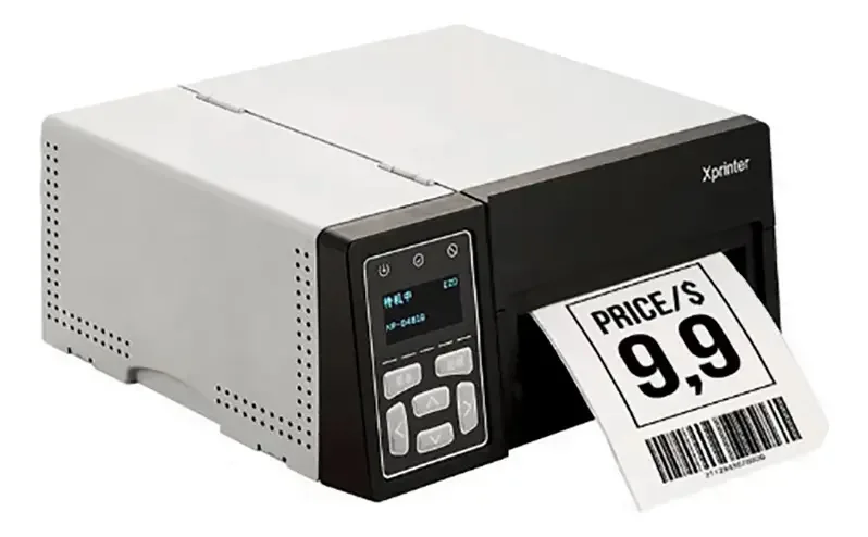 Impressora de etiquetas térmicas industriais Xprinter XP-D481B 108 mm
