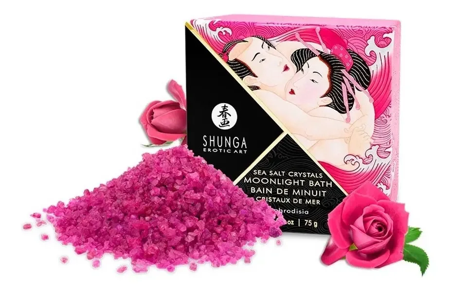 Sais De Banho Afrodisíacos Pétalas De Rosa