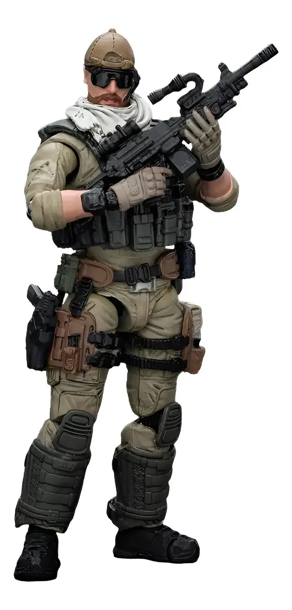 Delta Assault Squad Support Gunner Soldado 1/18 Joy Toy