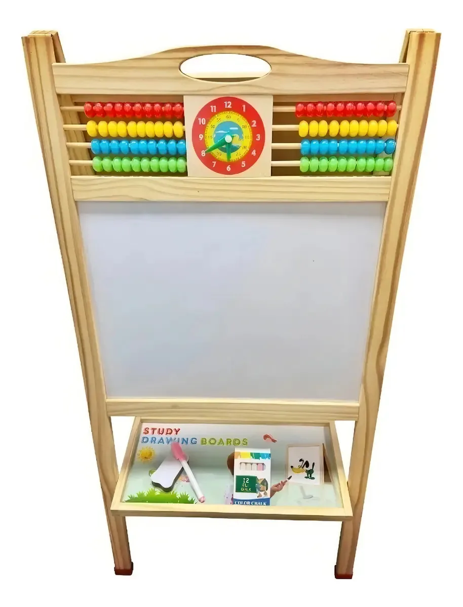 Cavalete Blackboard para crianças. Arte. Artesanato