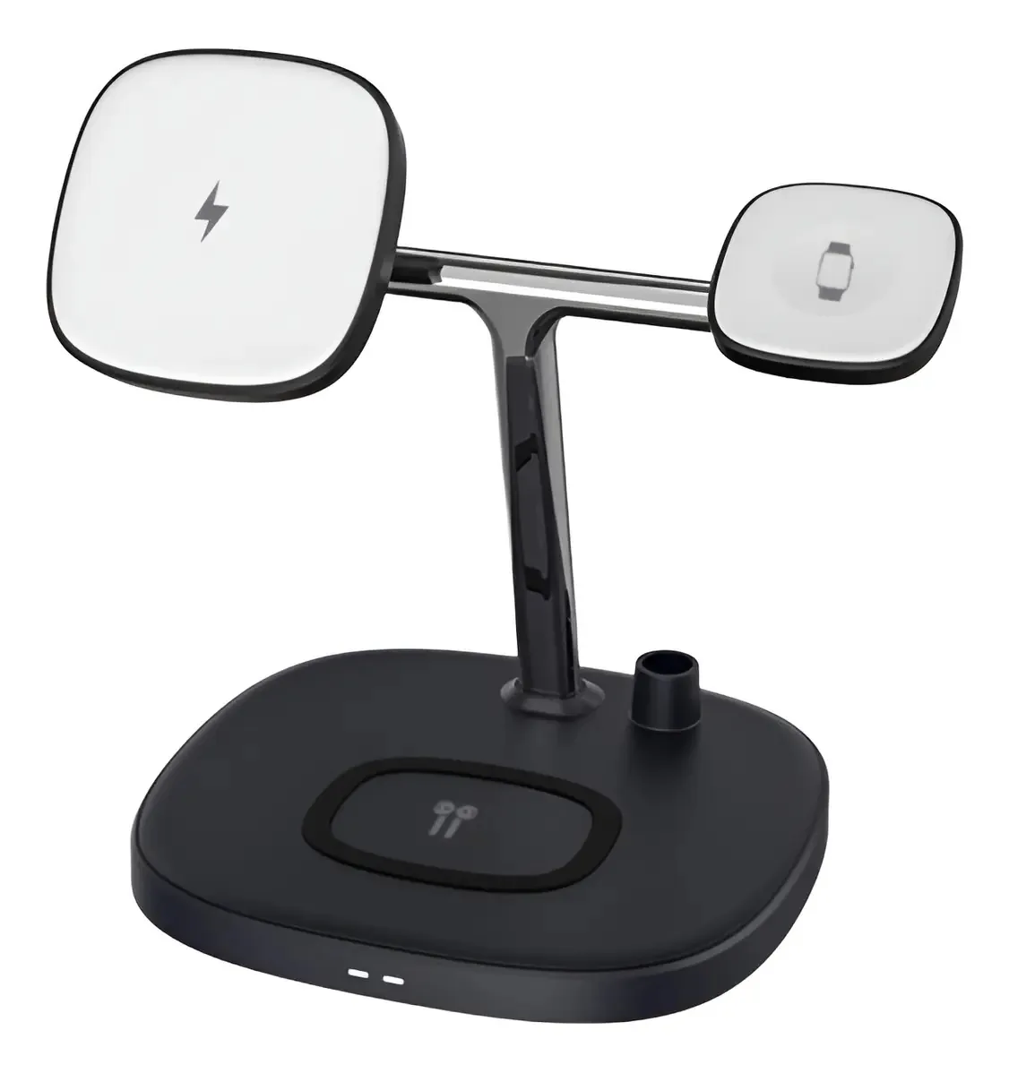 Base Carregamento Sem Fio 4 Em 1 Power Air Preto Wiwu