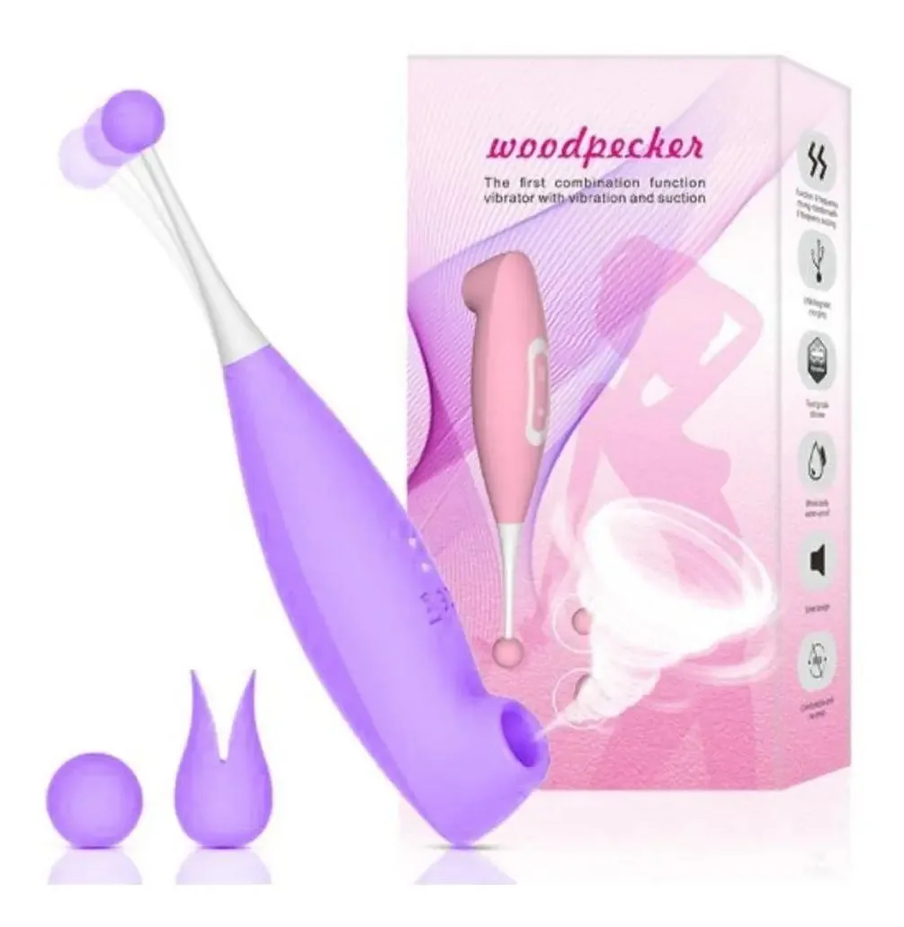 Vibrador Sugador Sucção Sonora Ponta Estimuladora Clitóris