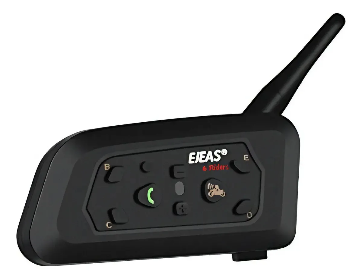 Capacete de motocicleta Ejeas Bluetooth Duplex Intercom Co