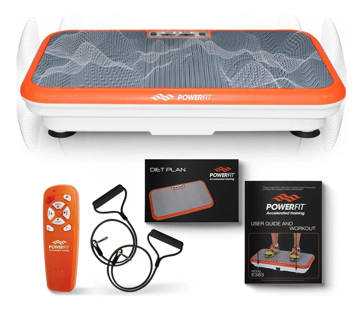 Máquina de exercícios com placa de vibração de ajuste Y