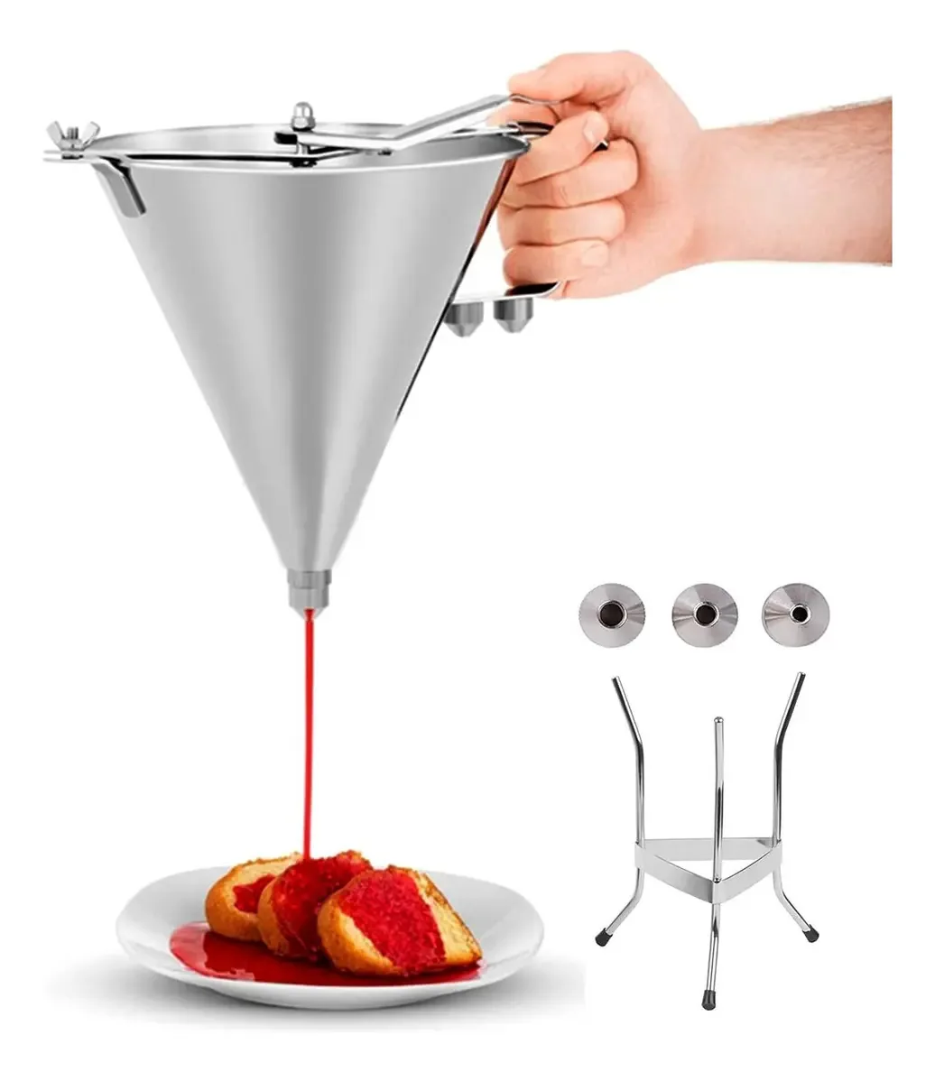 Dispensador comercial de funil de aço inoxidável Myoyay
