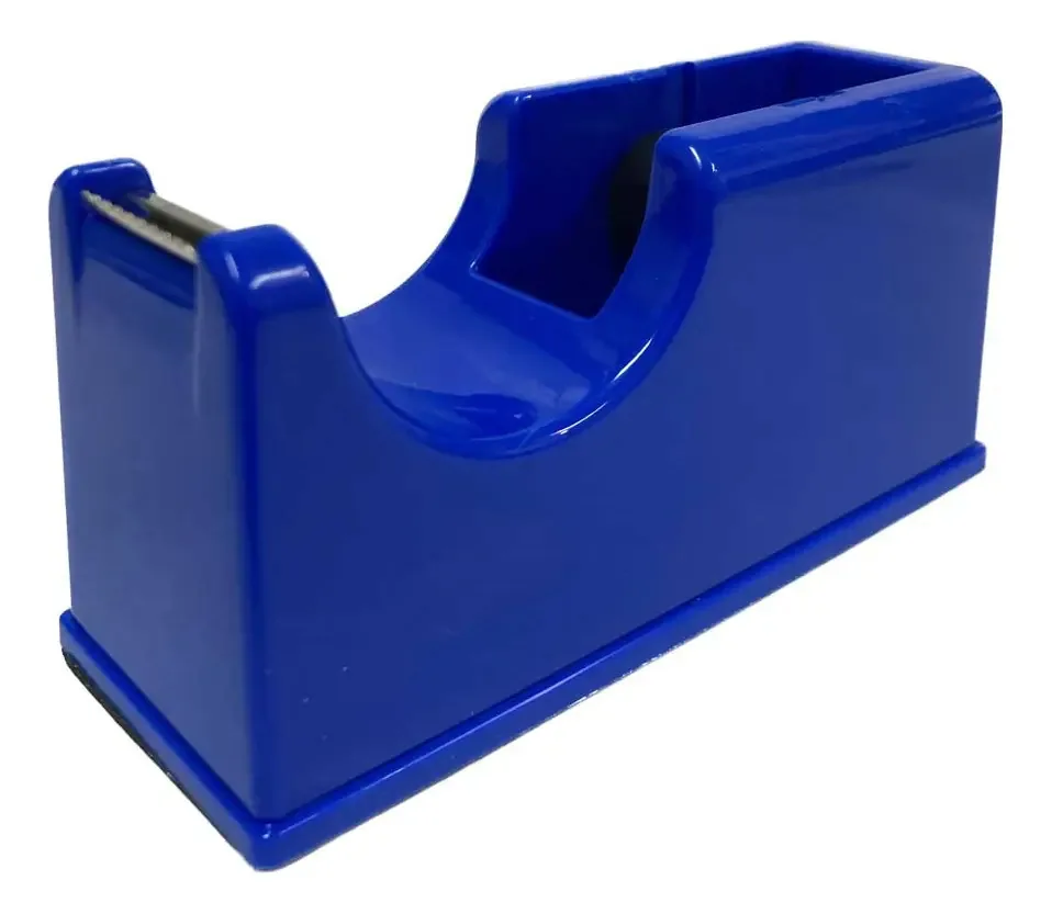 Dispensador de fita adesiva média azul