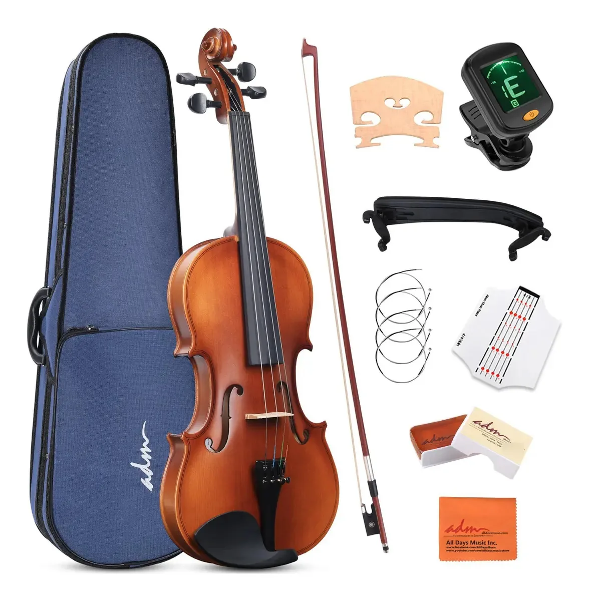 Violino 4/4 Acústico Adm Full para iniciantes
