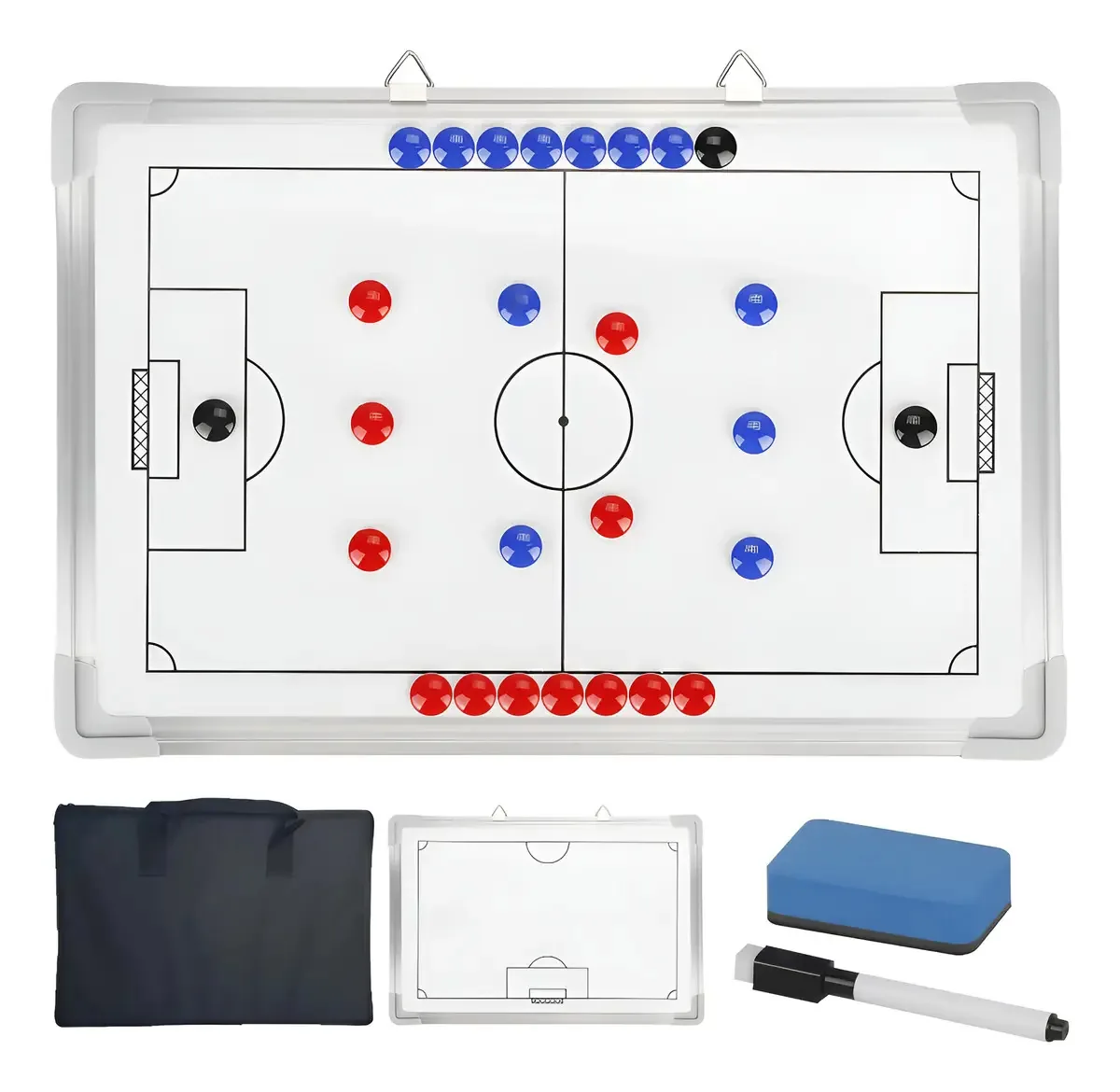 Quadro magnético de treinamento de futebol Awagas, quadro branco