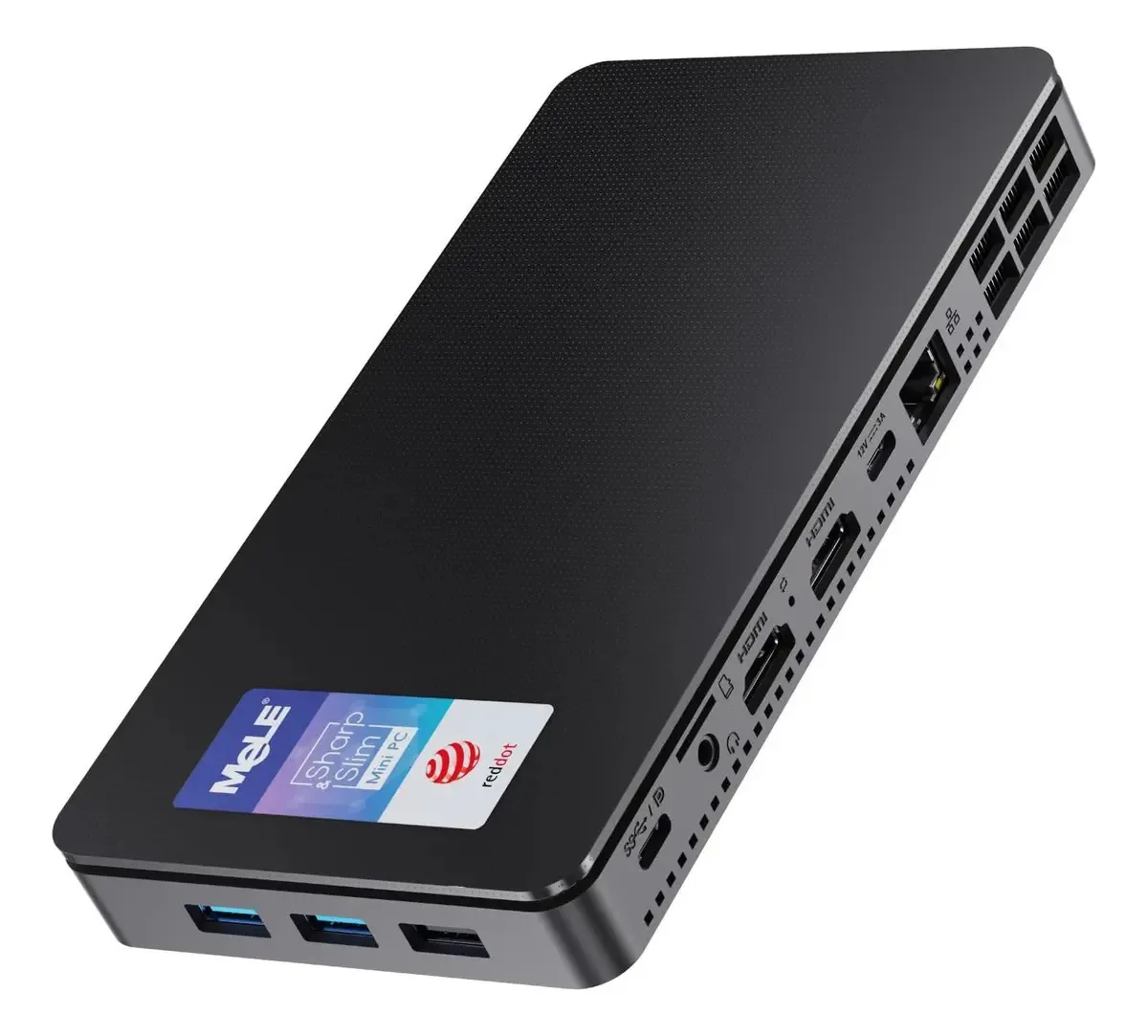 Vencedor Do Mele Reddot Mini Pc Overclock4c N100 Até 3,4 Gh