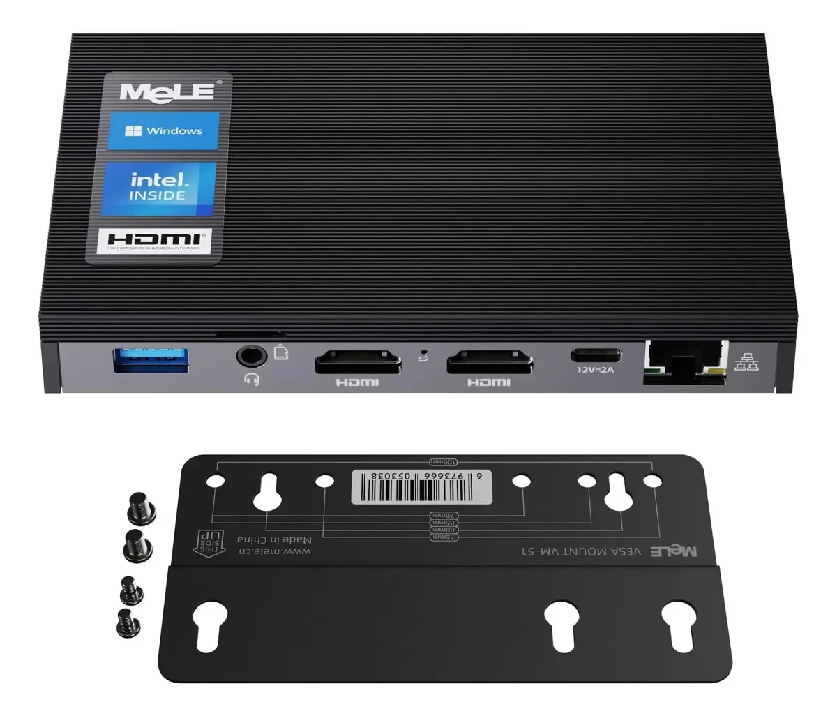 Mele Mini Pc Fanless Quieter3q Windows 11 Pro N5105 Mini Com