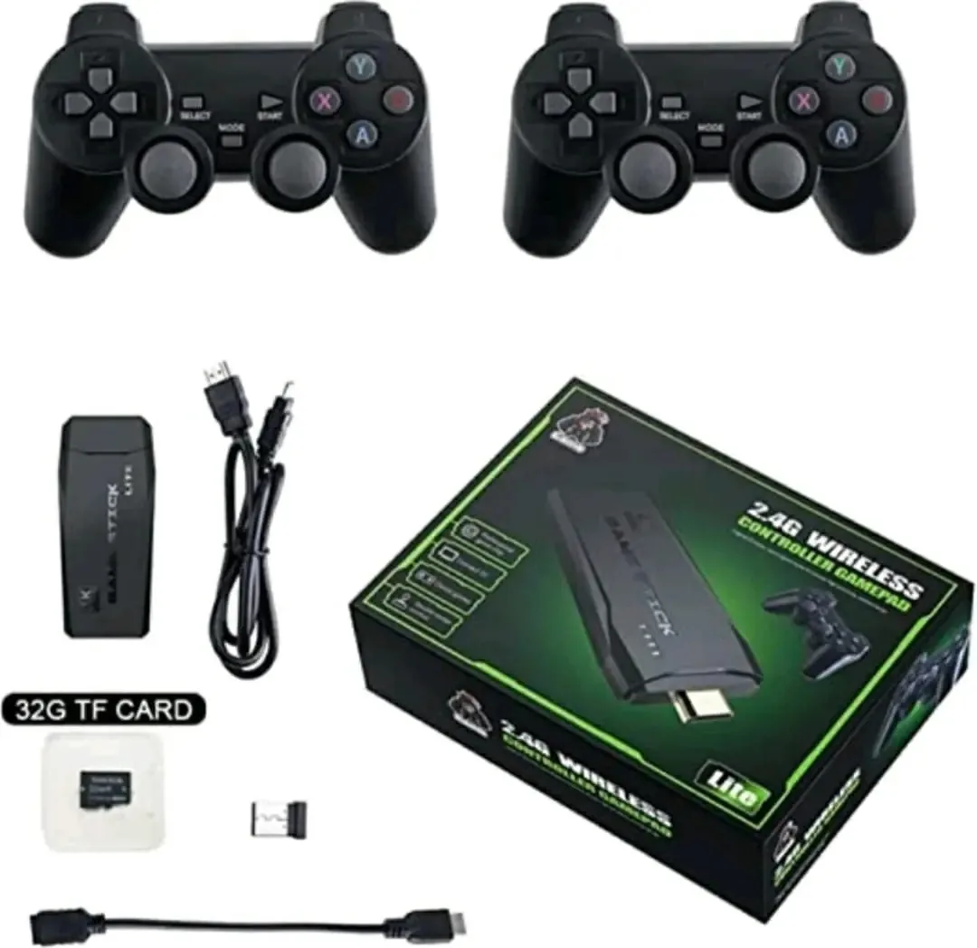 Kit X 2 Joysticks Blulory CJK3 Wireless Controller Sem Fio Cor Preto