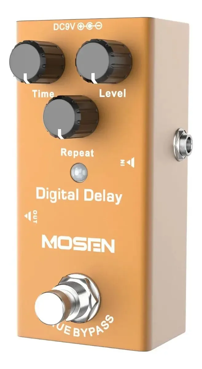 Pedal de efeitos de guitarra elétrica Mo Digital Delay