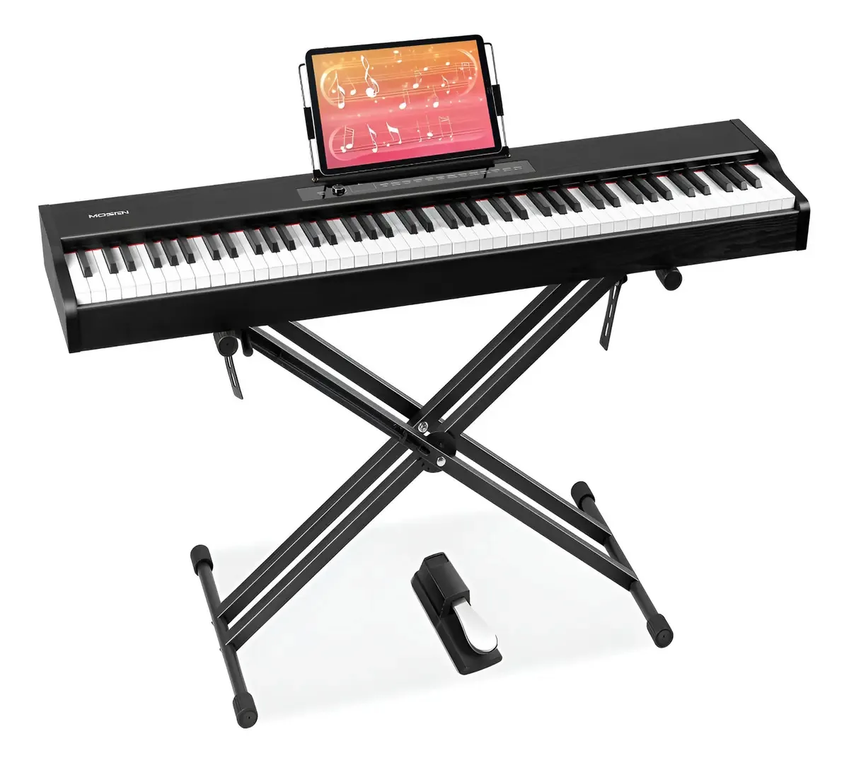 Piano digital Mosen - 88 teclas Hammer Action D. Cor rosa