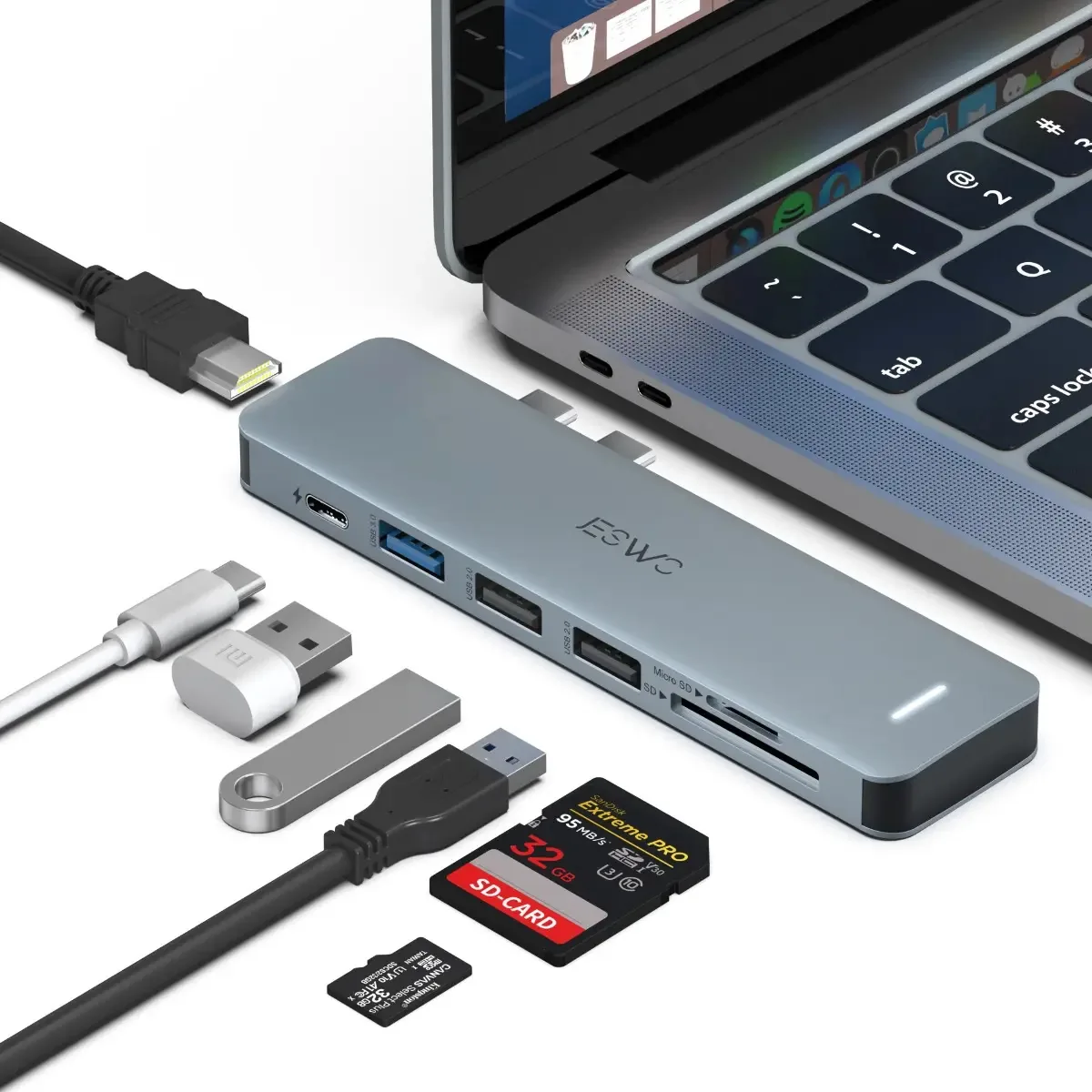 Hub USB JESWO DB207U2