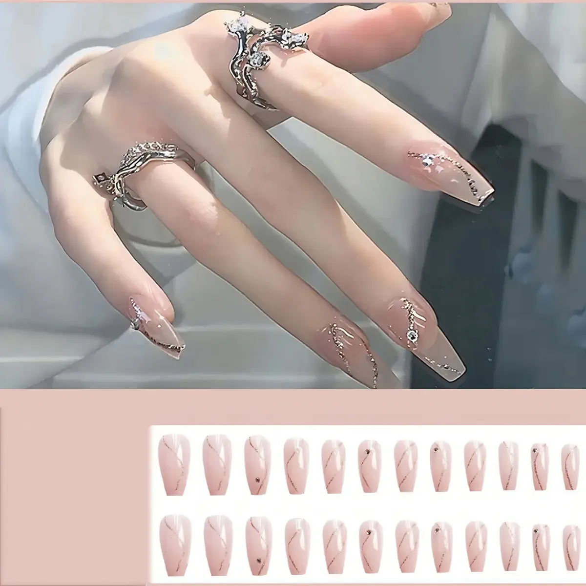 Unhas postiças reutilizáveis