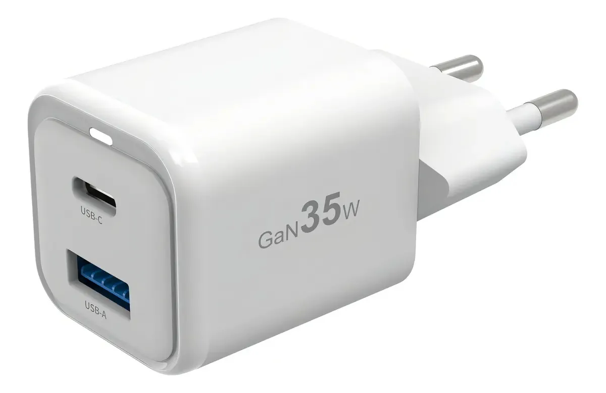 Carregador Turbo Dapon U237 35w Usb E Usb- C Gan Pd Duas entradas