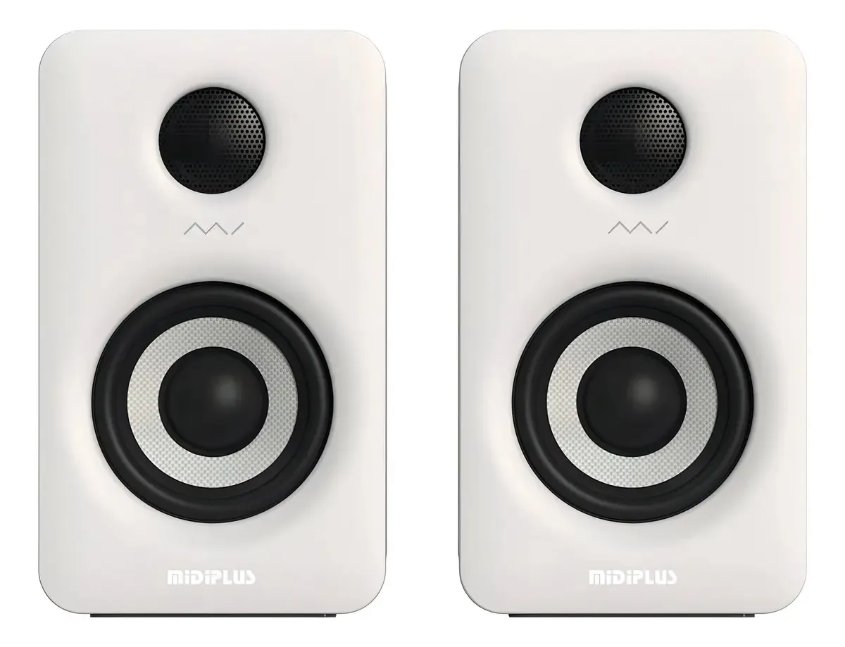 Amw Midiplus Mi5 V2 White Monitores De Áudio Ativos 5'' 70w Branco-prisma