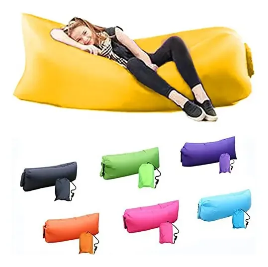 Espreguiçadeira Inflável Derjly Air Sofa Hammock Para Exteri