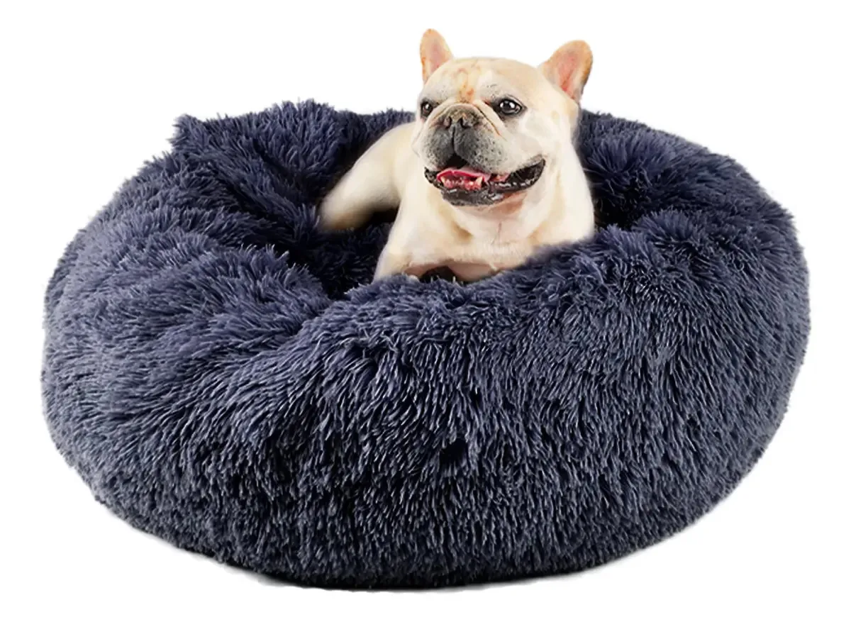 Camas para cães pequenos Himax, cama de donut para cães com