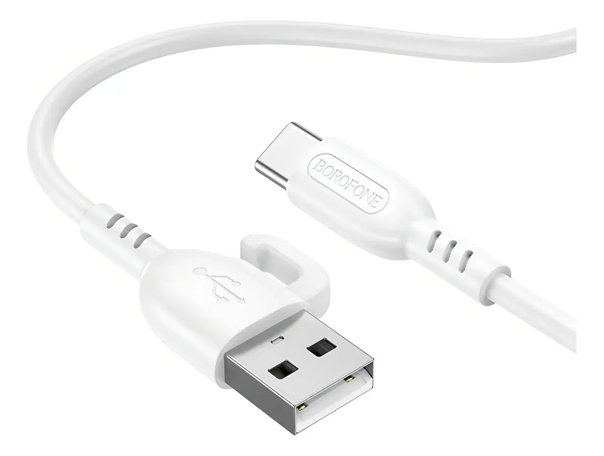 Cabo de dados Borofone Bx91 Symbol Type C branco