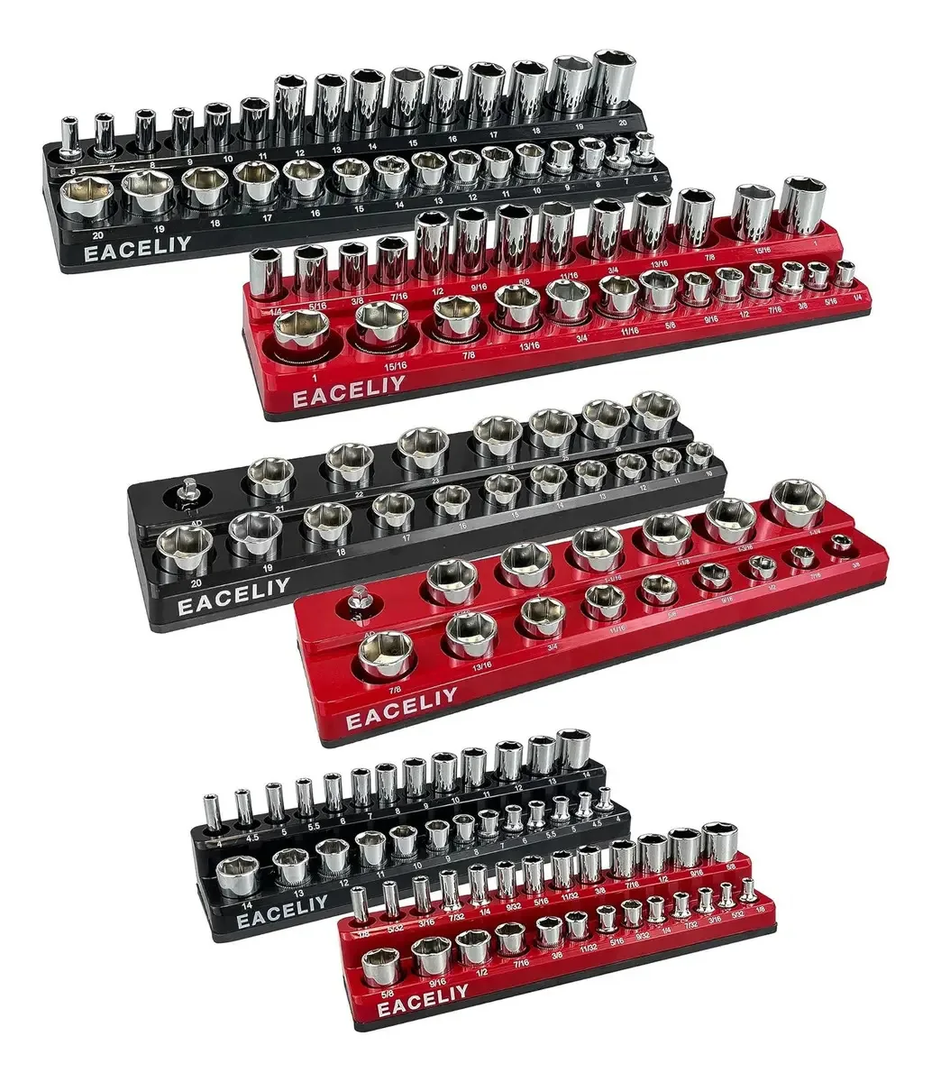 Conjunto de 6 soquetes magnéticos de 6 peças e o