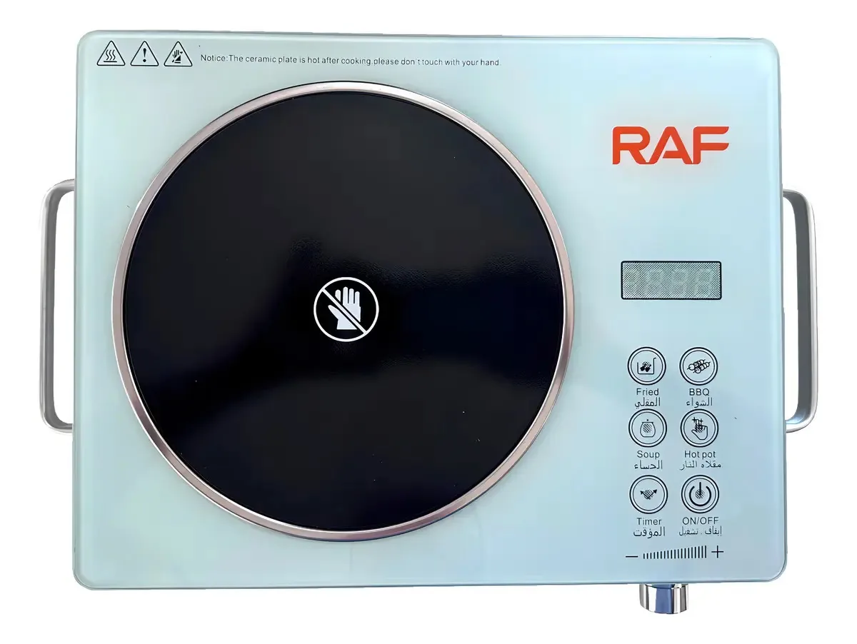 Cooktop Elétrico Infravermelho Vidro Cerâmico Premium