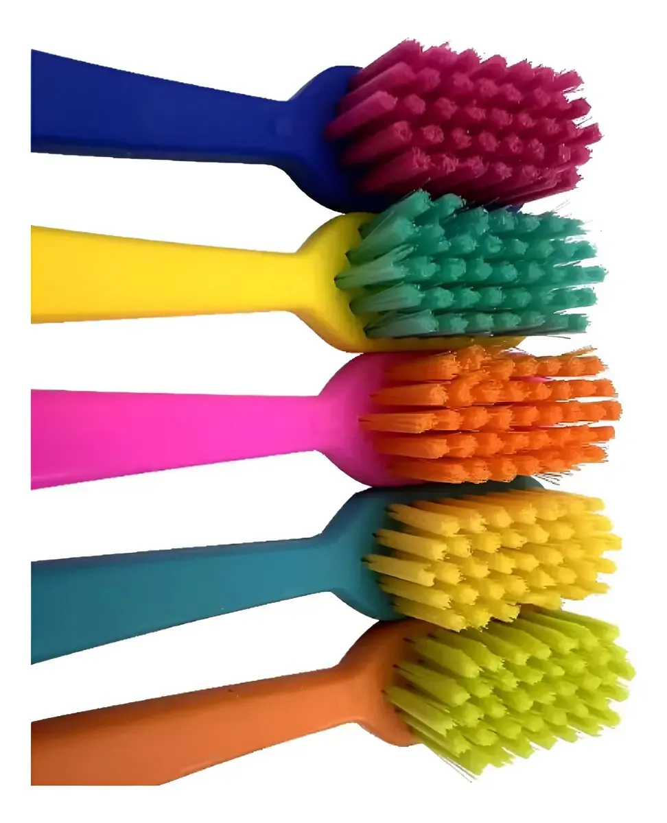 Kit 2 Escovas De Dentes Cerdas Super Macias Similar Curaprox Variada