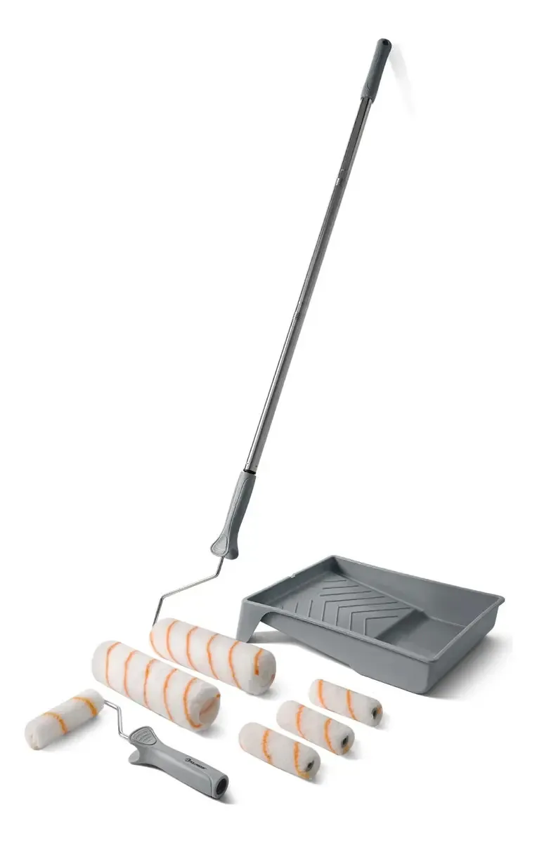 Kit de rolos de pintura Rollingdog com poste de extensão