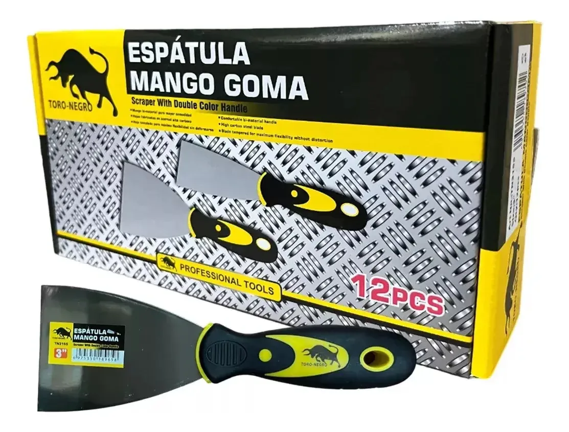 Pacote de espátula de construção Toro Negro TN3155 x 12 unidades