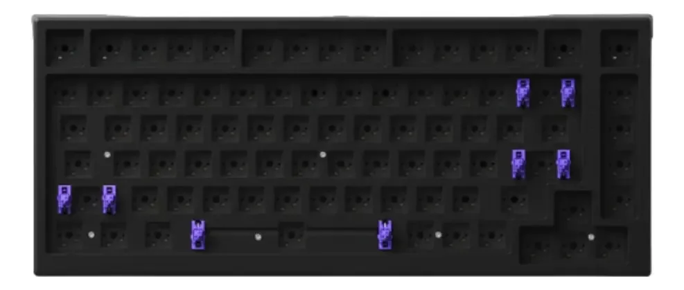 Base De Teclado Mecânico Akko Barebone Monsgeek Mg75w Preto