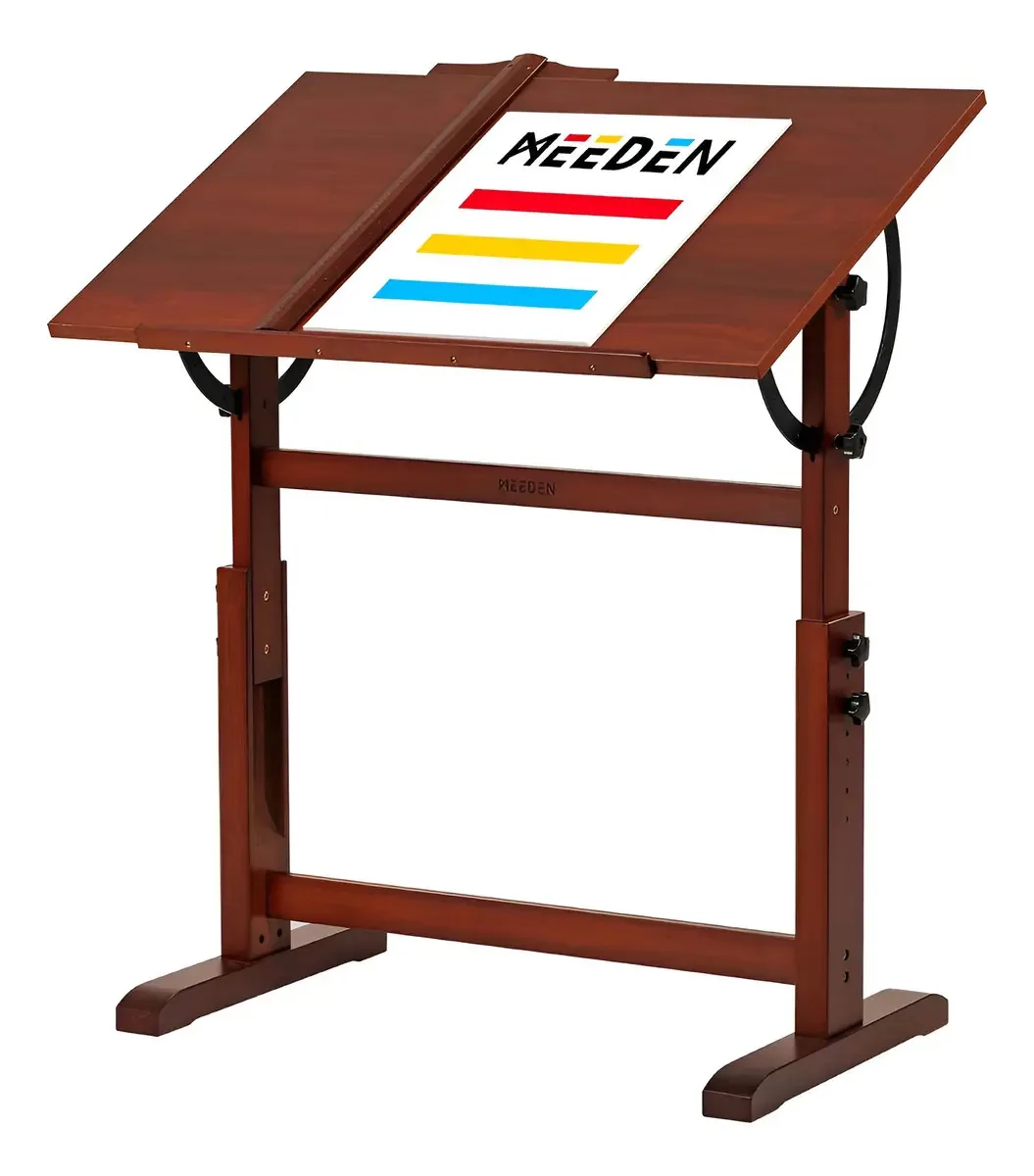 Mesa de escrever de madeira vintage Meeden, 355x235 cm