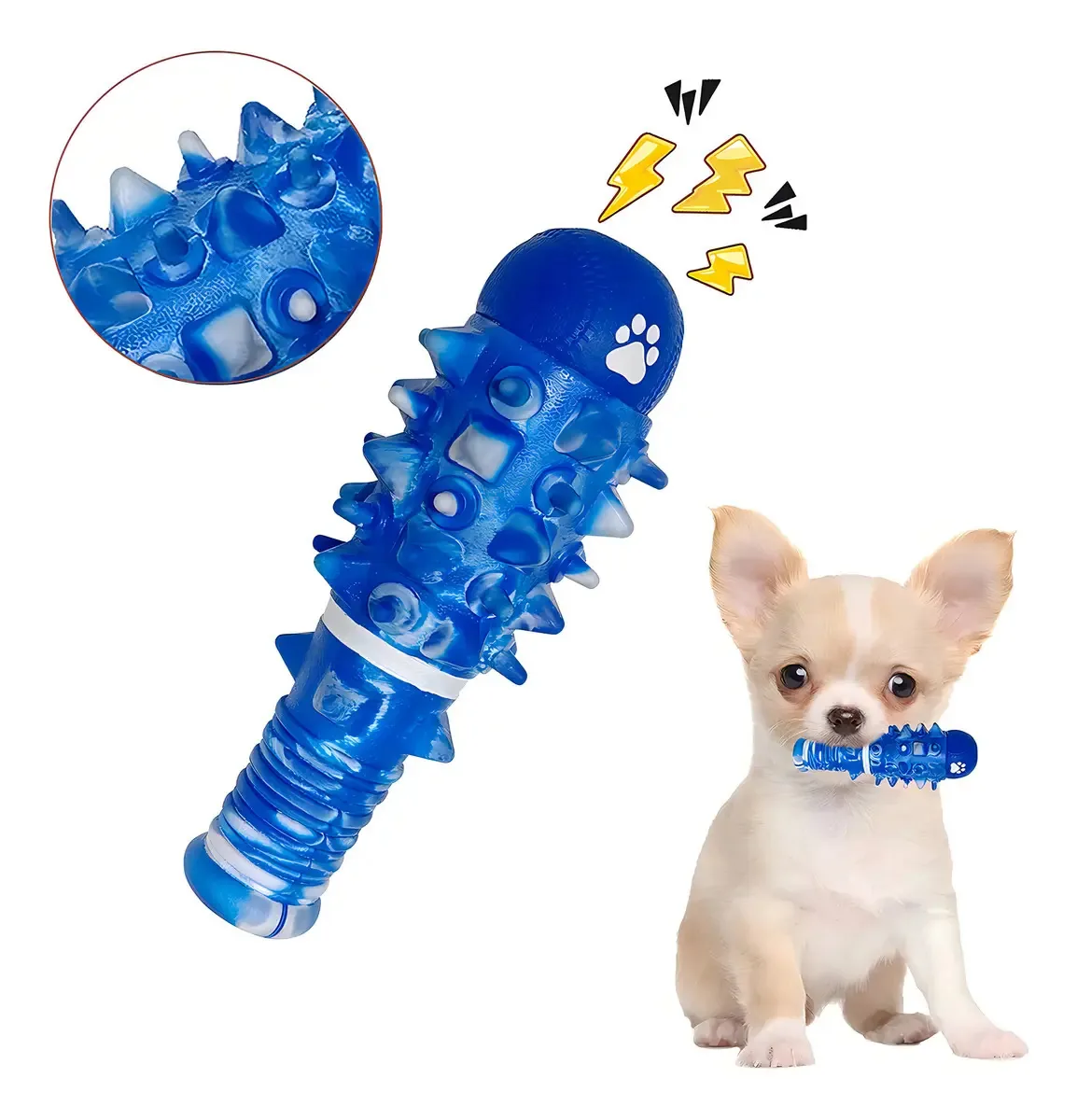 Mordedor Borracha Natural Momovida Anti-Stress Cachorros Médios e Grandes
