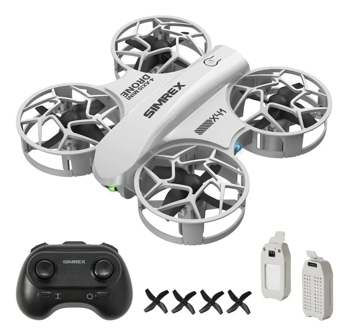 Mini drone Simrex para crianças e iniciantes, controle Rc