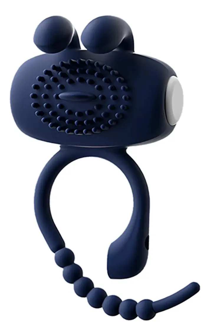 Anel vibrador masculino Blue Bunny Retardant