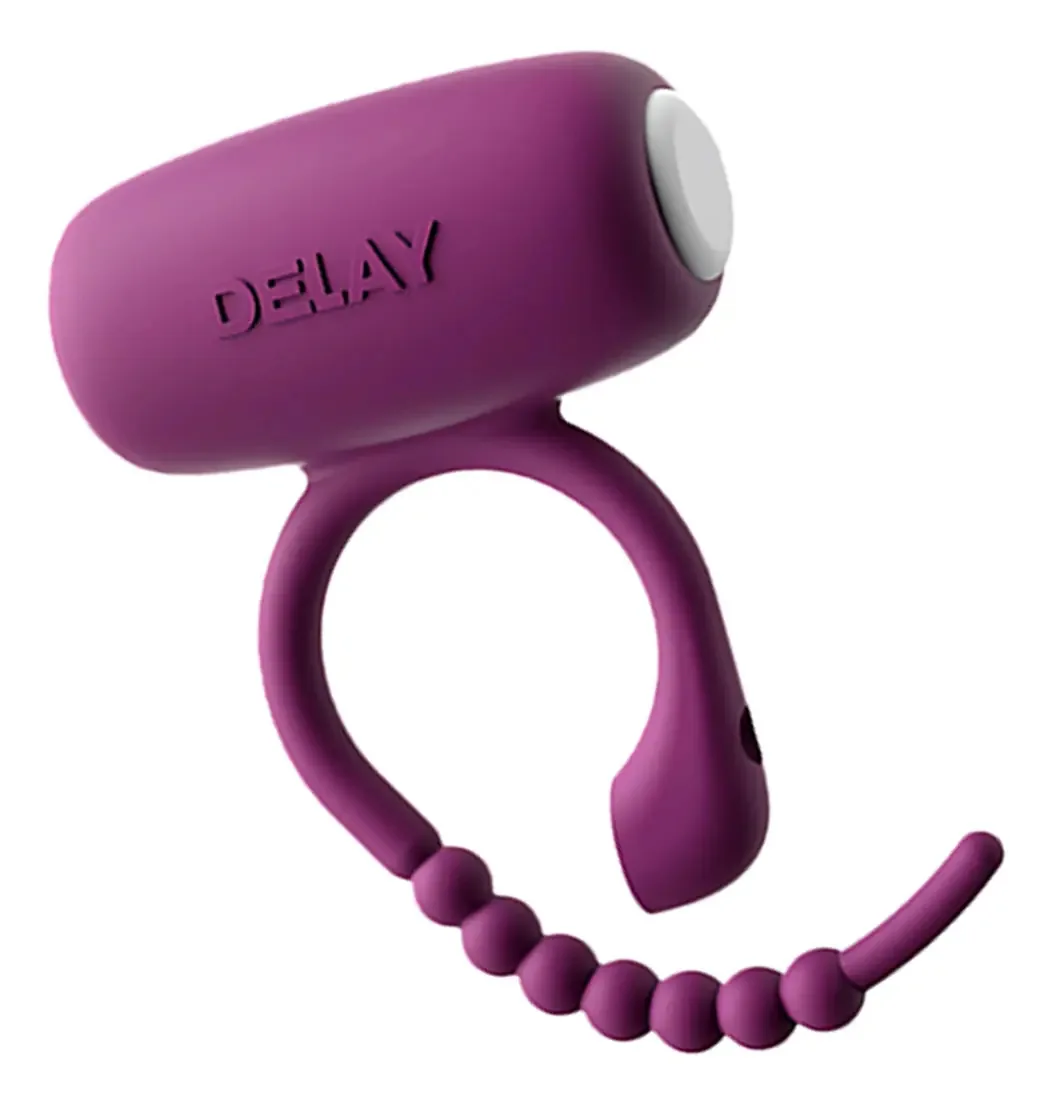 Anel retardador ajustável masculino violeta