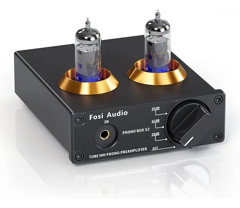 Amplificador de Áudio Estéreo Fosi Audio Box X2 Preto 200W RMS