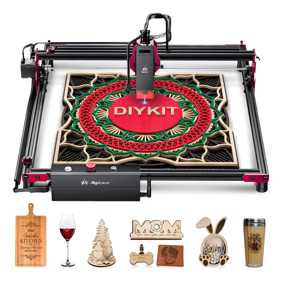 Máquina de Corte e Gravação a Laser AlgoLaser DIY KIT 5W 40x40 cm