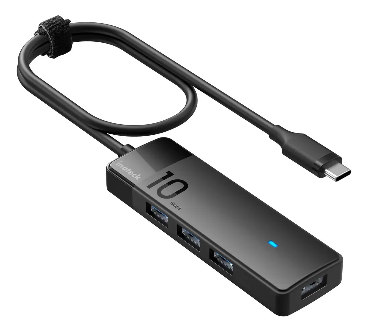 Hub USB C Inateck, hub USB 3.2 Gen 2 USB C com 4 portas USB