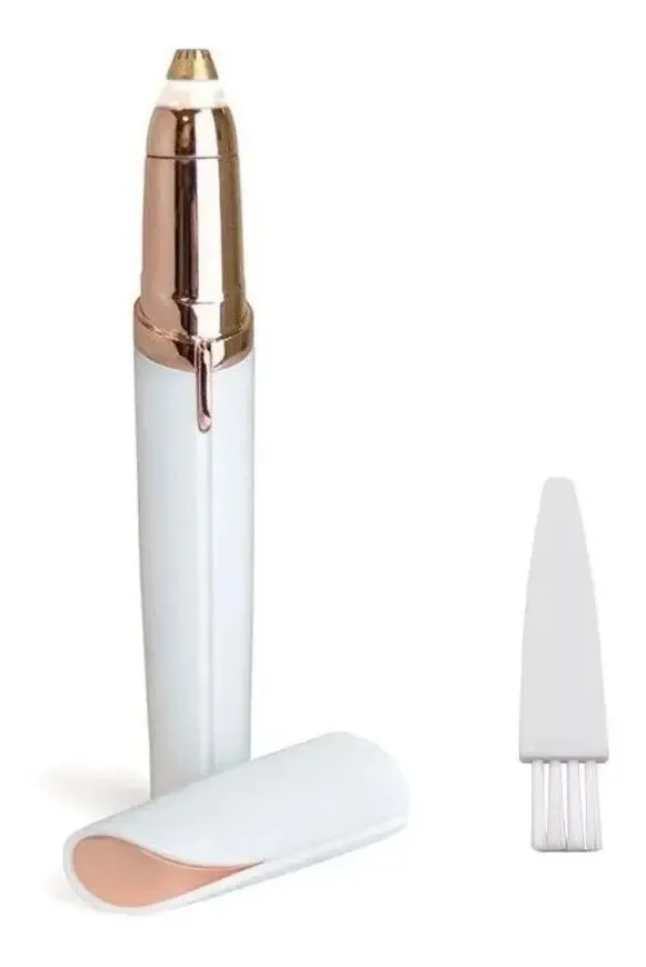 Caneta Para Remoção De Pelos Sobrancelha Indolor Cor Branco